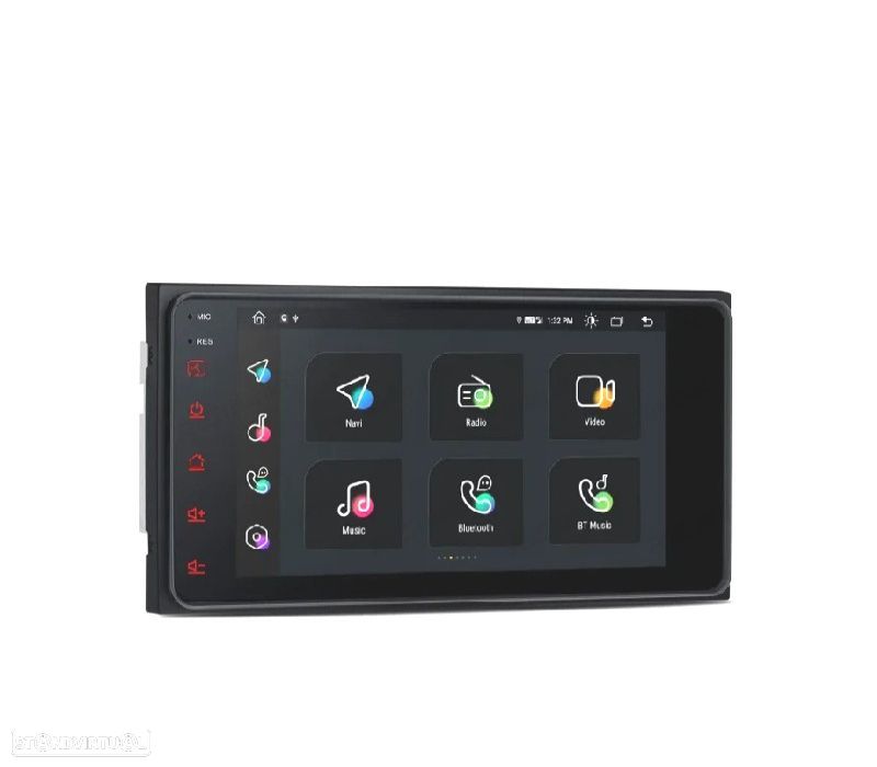 AUTO RÁDIO GPS ANDROID 13 PARA TOYOTA COROLLA RAV4 LAND CRUISER - 5