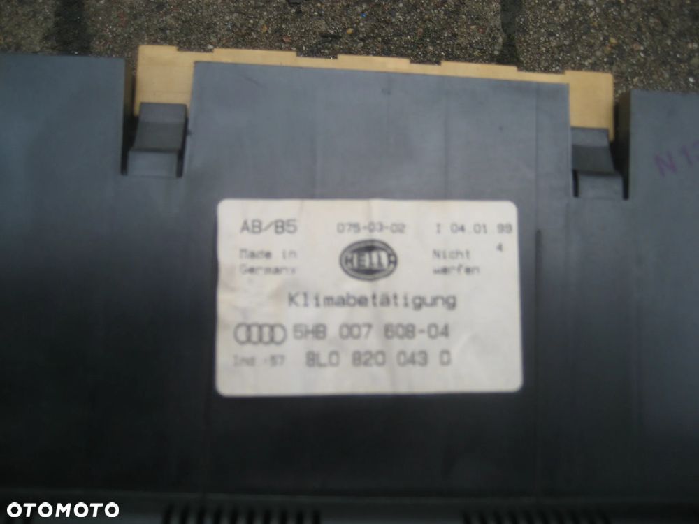 AUDI A3 8L0 PANEL STEROWANIA  8L0820043D - 4