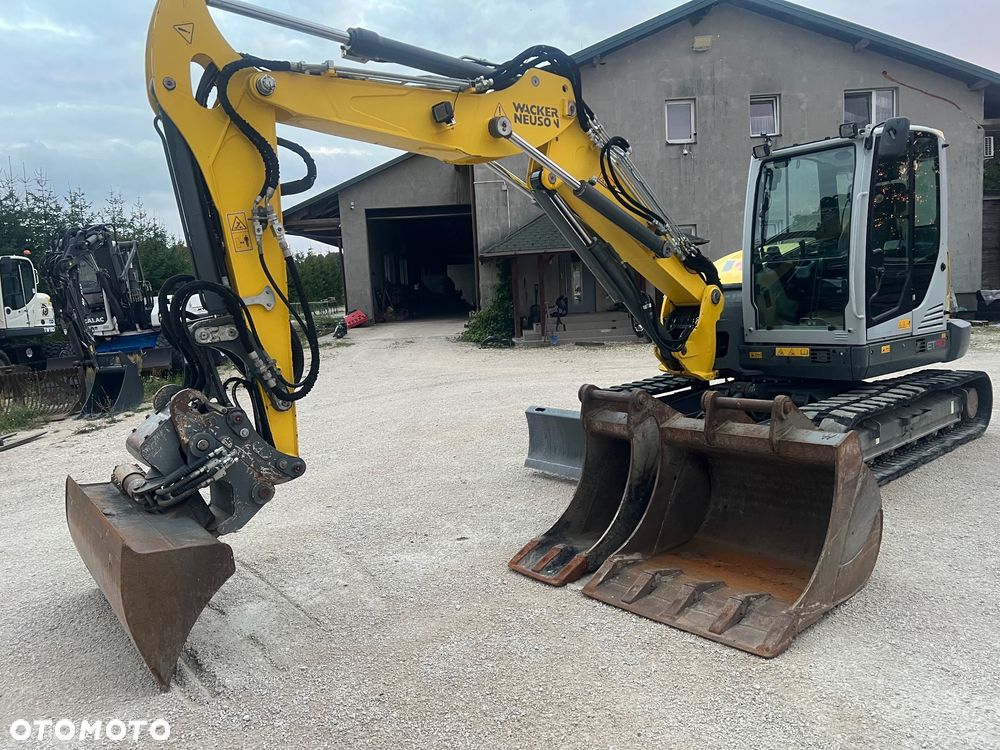 Terex Koparka Gąsienicowa Wacker Neuson ET 90 3xramie łamane SUper SZYBKOZŁĄCZE SW33 Liebherr Likufix + PILOT Klima 3x łyżki Cat 313 308 310 DEUTZ Volvo ECR 88 Jcb