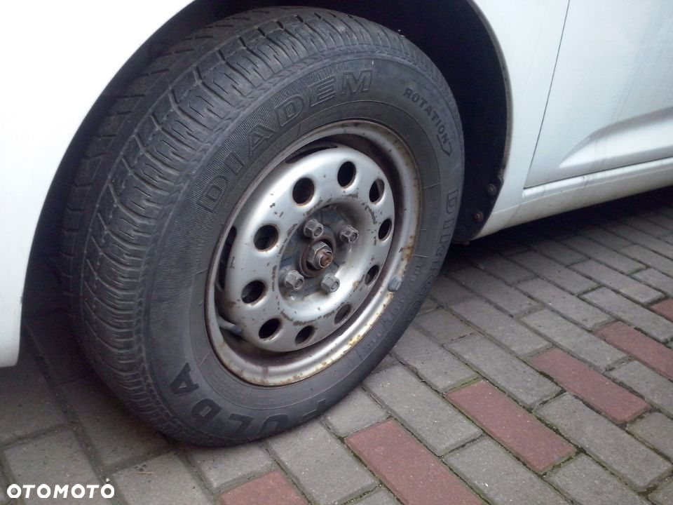 13” - Felgi  4x100 , r-13 cali -  Koła -  VOLKSWAGEN - SEAT - SKODA - Koła ZIMOWE:  Polo , Golf , Caddy , Ibiza , Cordoba , Inca , Felicia , Favorit - Stalowe Koło Dojazdowe Rezerwowe Zapasowe Dojazdówka Zapasówka Rezerwa - 8