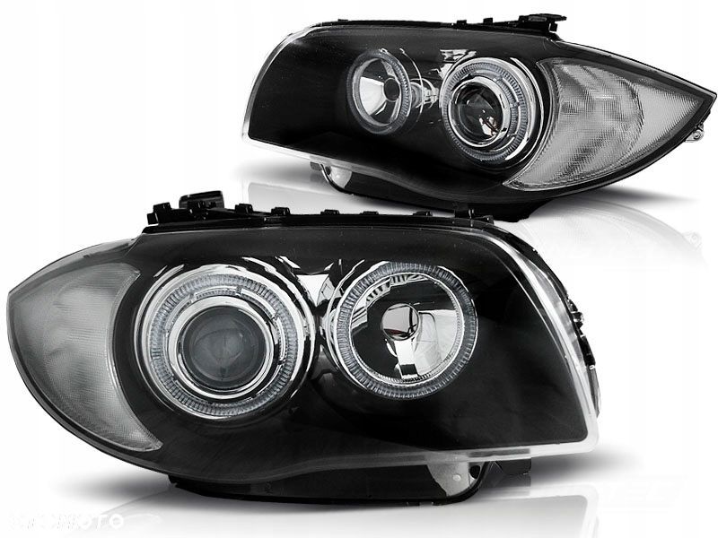 Reflektor Lampa kpl Ringi Angel Eyes Led Diody Tuning Bmw 1 e81 e82 e87 e88 - 2