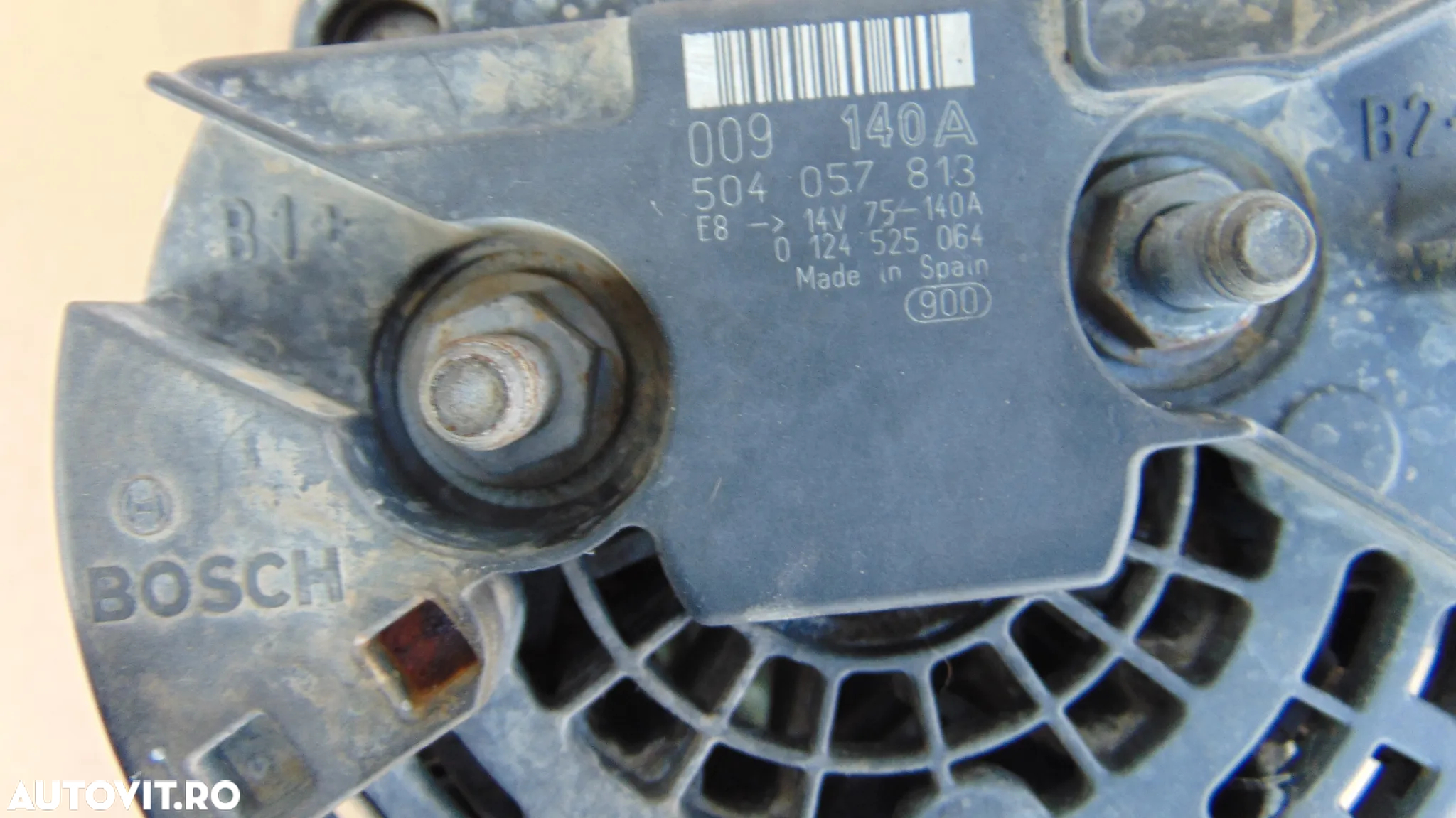 Alternator fiat Ducato 3.0 Iveco Daily 3.0 Peugeot boxer citroen jumper 140 amperi - 5
