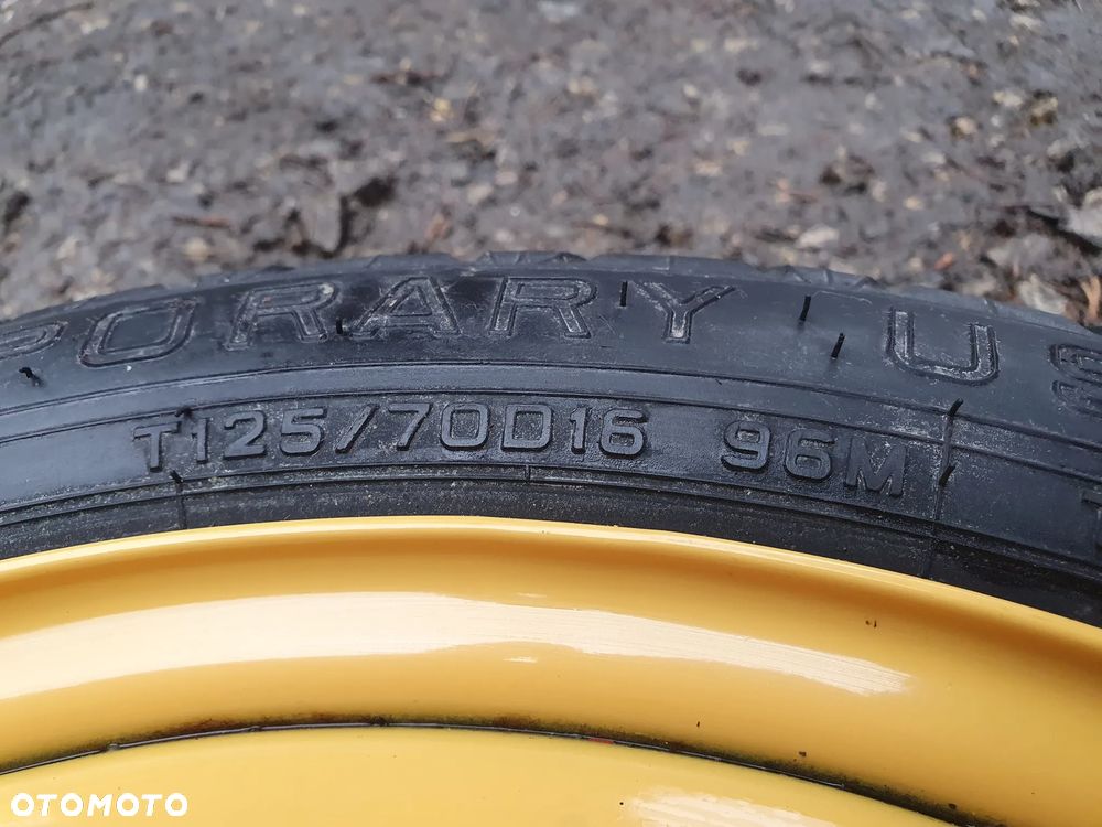 Mazda 3 5  6  05-10r koło dojazdowe T125/70D16 - 5