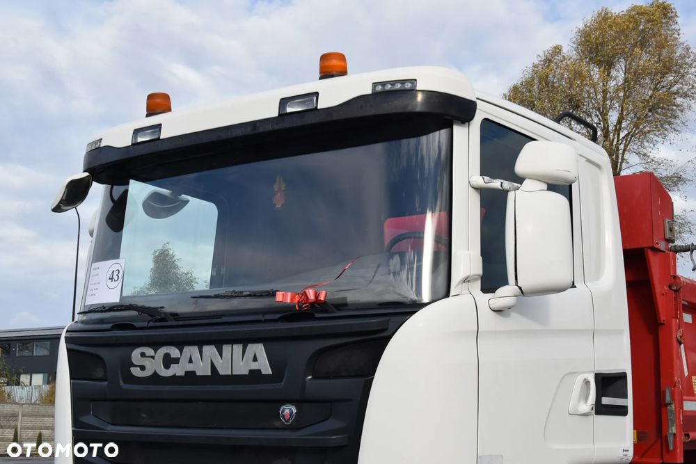 Scania G410 / 8x4 / EURO 6 / WYWROTKA / MELLER KIPPER / HYDROBURTA / AUTOMAT / 2016 / SERWISOWANY / SPROWADZONY - 10