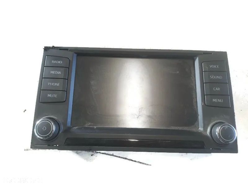 SEAT IBIZA IV 14r RADIO WYŚWIETLACZ 5F0919604 - 1