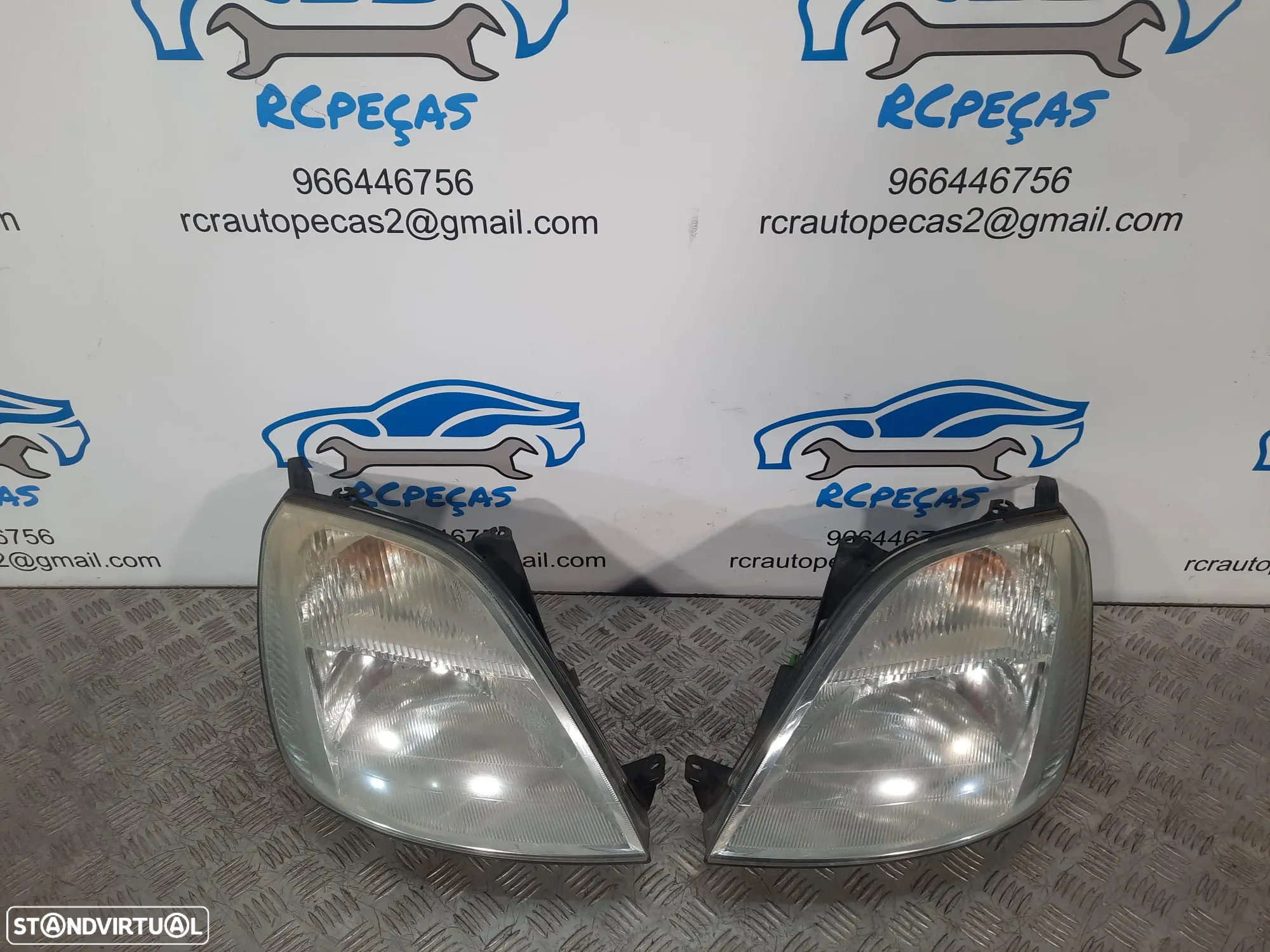 OTICA OTICAS ESQUERDA DIREITA FORD FIESTA V 5 MK5 OPTICA OPTICAS FAROL FAROIS ORIGINAL - 3