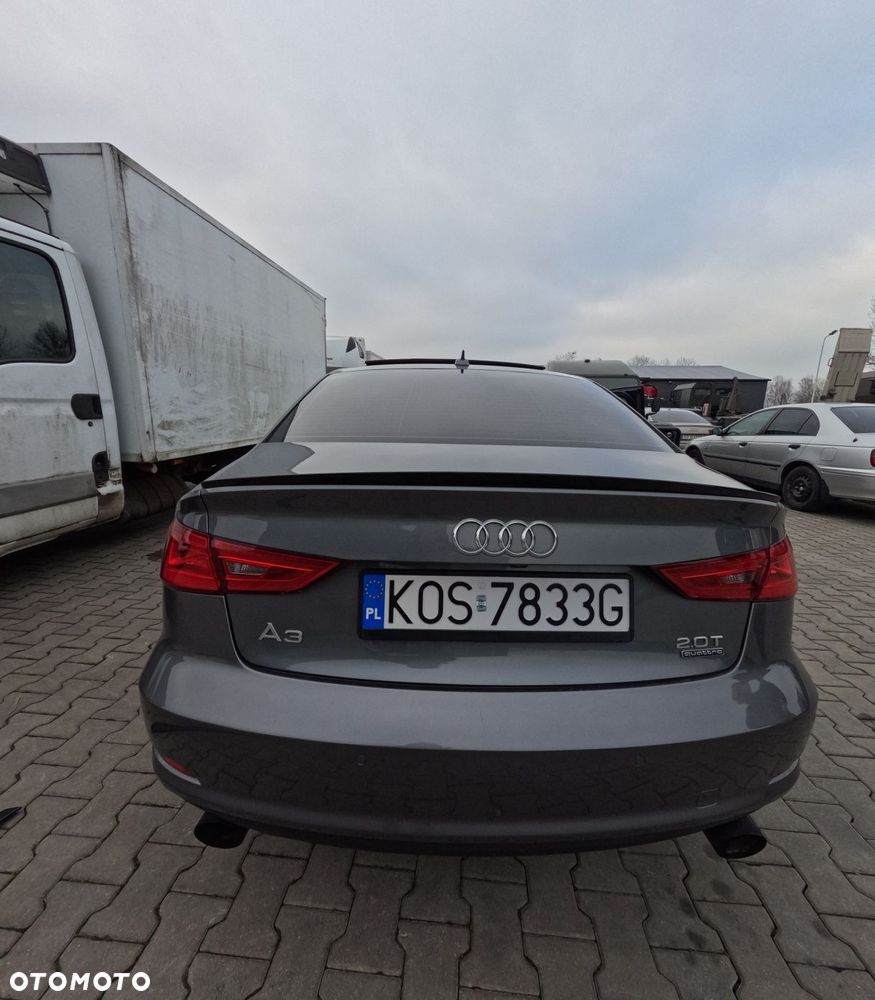 Audi A3 8V 2013/2020 Lotka Spoiler Spojler Dokładka Czarny Połysk - 2