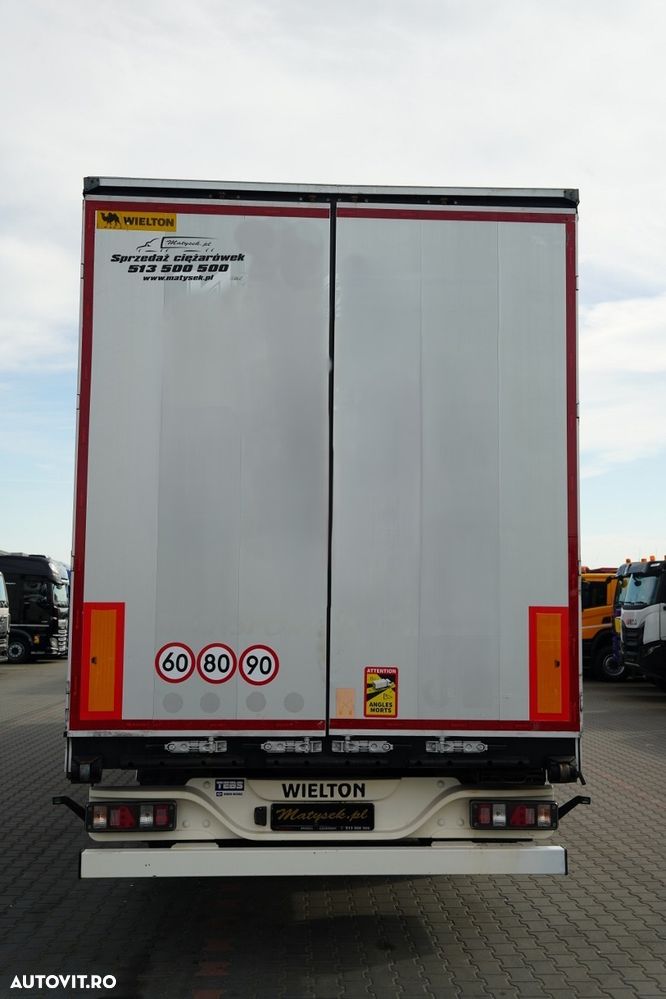 Wielton / SEMIREMORCĂ CU PRELATĂ (CURTAINSIDER) / STANDARD / PLAFON RIDICABIL / AXĂ RIDICABILĂ / SAF / - 10