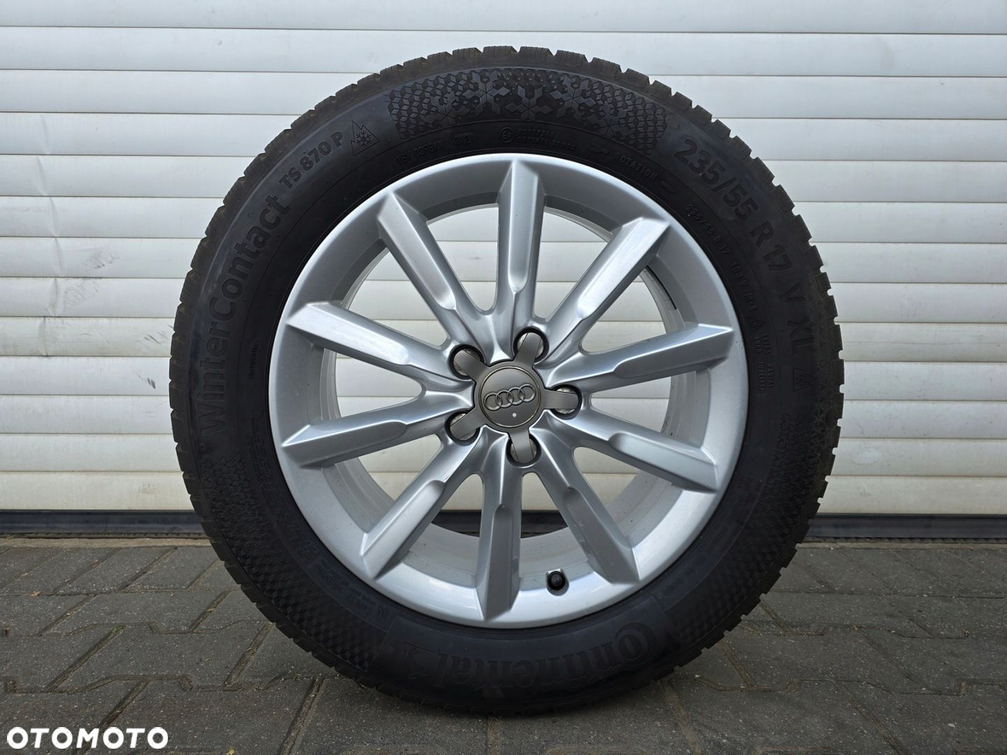 KOŁA ZIMOWE OR. AUDI 8U0 7x7 5x112 ET43 235/55R17 CONTINENTAL TS870P - 2
