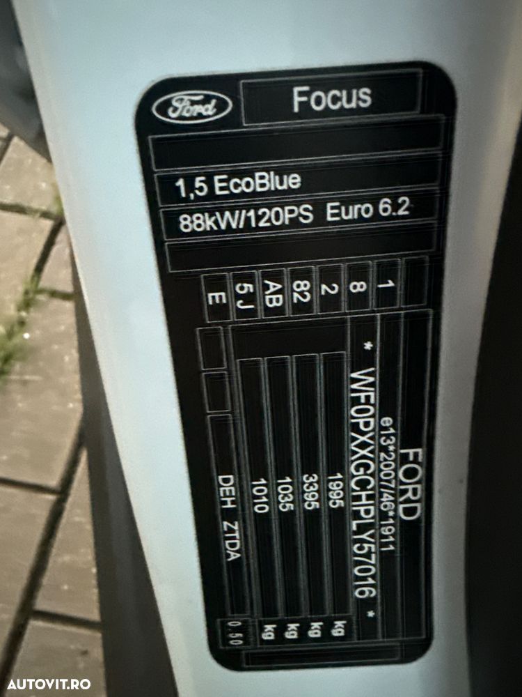 Ford Focus 1.5 EcoBlue Start-Stopp-System Aut. ACTIVE DESIGN - 19
