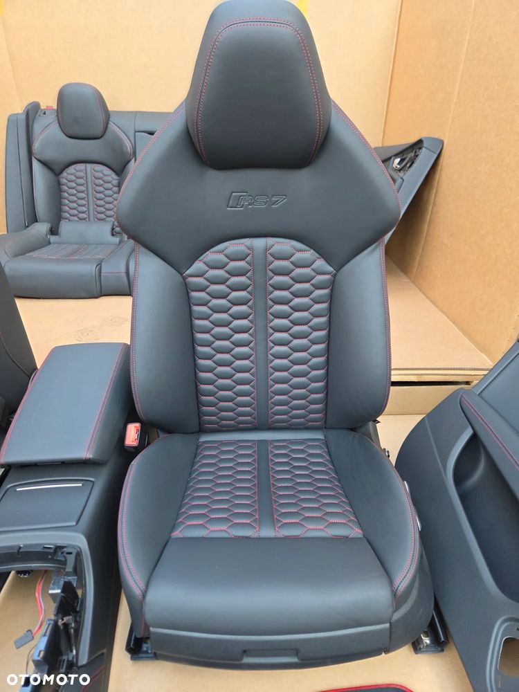 AUDI RS7 C7 4G LIFT FOTELE KANAPA BOCZKI PODŁOKIETNIK EXCLUSIVE NOWE - 5