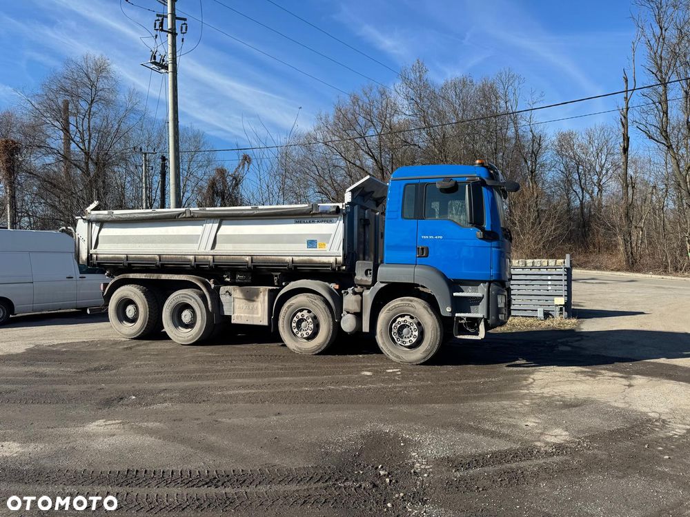 MAN TGS 37.470 8x4 Meiller-Kipper | Hydroburta - 6
