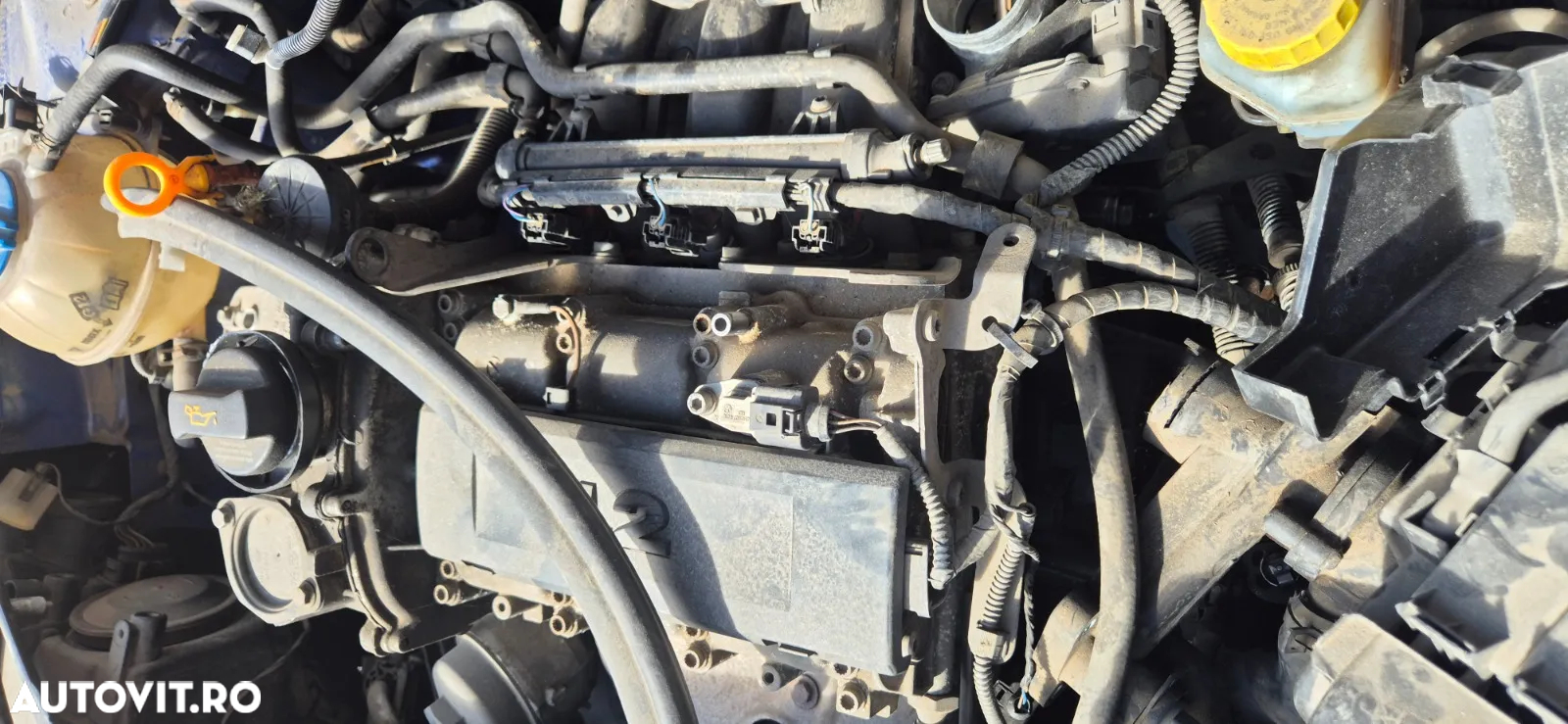 Plansa bord + airbaguri sofer si pasager Skoda Fabia 2 motor 1.2 benzina cod BZG 2008 - 7