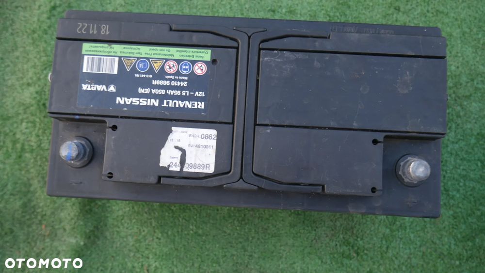 AKUMULATOR 12V 95AH 850A L5 RENAULT NISSAN OE 244109889R VARTA - 7