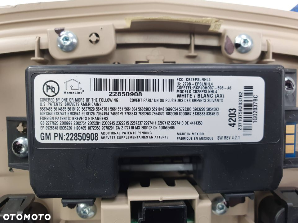 PANEL CADILLAC CTS PODSUFITKI 23191105 - 5