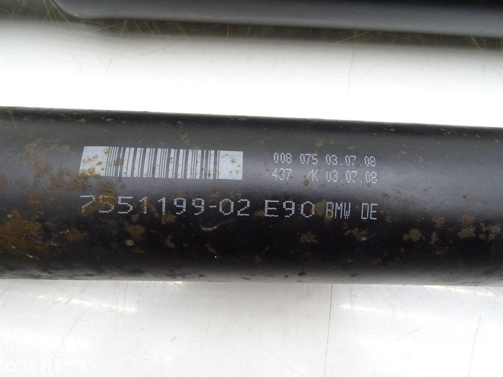 Wał napędowy kompletny przód tył kardana 7551199 bmw e92 e93 3.0 - 6