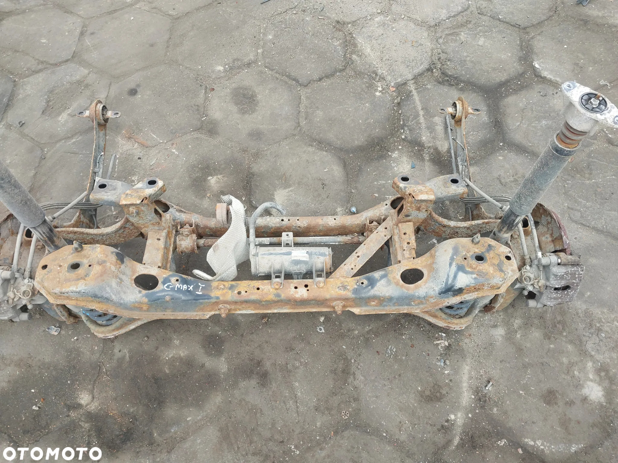 Belka tylna sanki tył tylne Ford C-Max Cmax 1 I Lift MK1 wachacz zacisk hamulcowy prawy lewy piasta amortyzator - 5