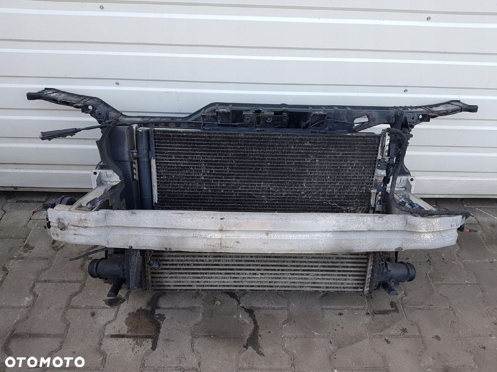 AUDI A4 B8 08-11r 2.0 TDI PAS PRZEDNI CHŁODNICE WENTYLATORY MANUAL - 1