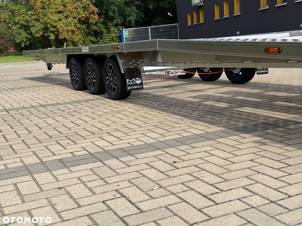 Gala BBG Laweta dwa auta Gala  8535AL raz łamana 8,5x2,05m ALUMINIOWA 3 osie, felgi alu, 670KG WYPRZEDAŻ - 11