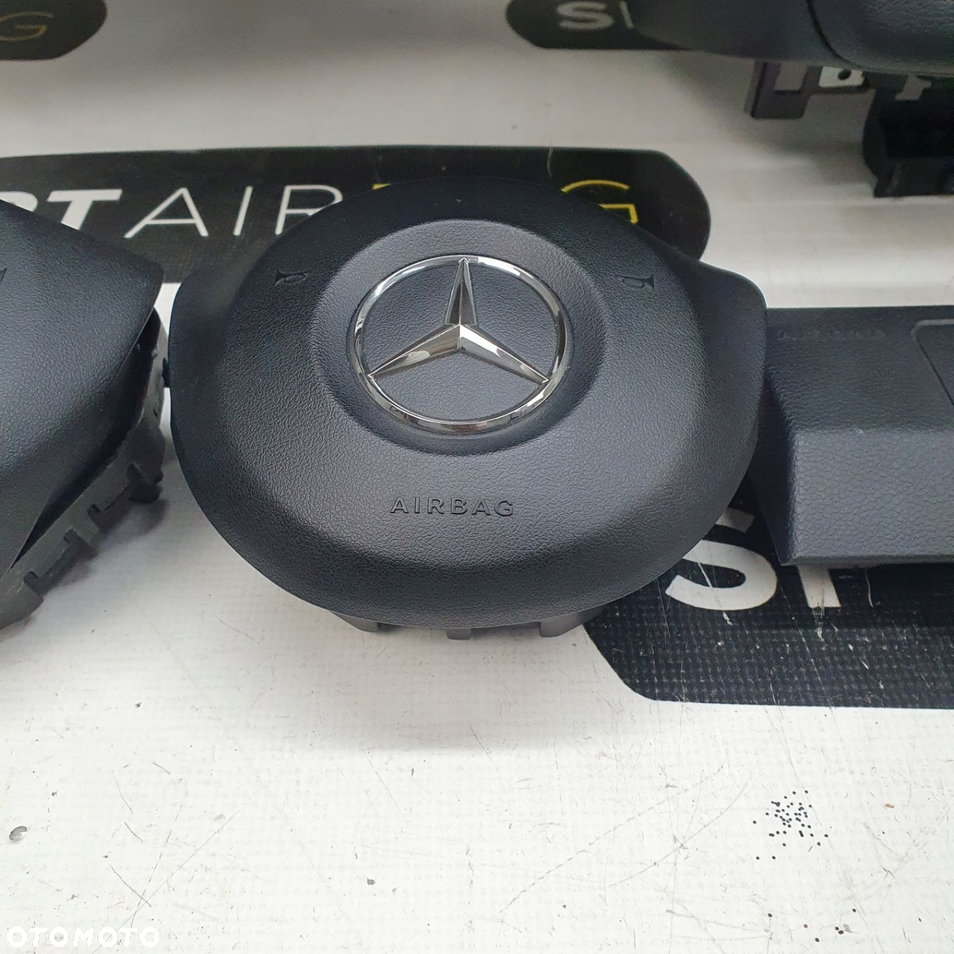 MERCEDES CLA W117 DESKA ROZDZIELCZA KONSOLA KOKPIT PULPIT PODUSZKI AIRBAG AIR BAG PASY KIT SET - 8