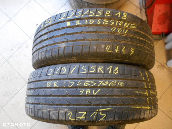 Opony 225/55r18 bridgestone dueler h/p sport 6,2mm para lato