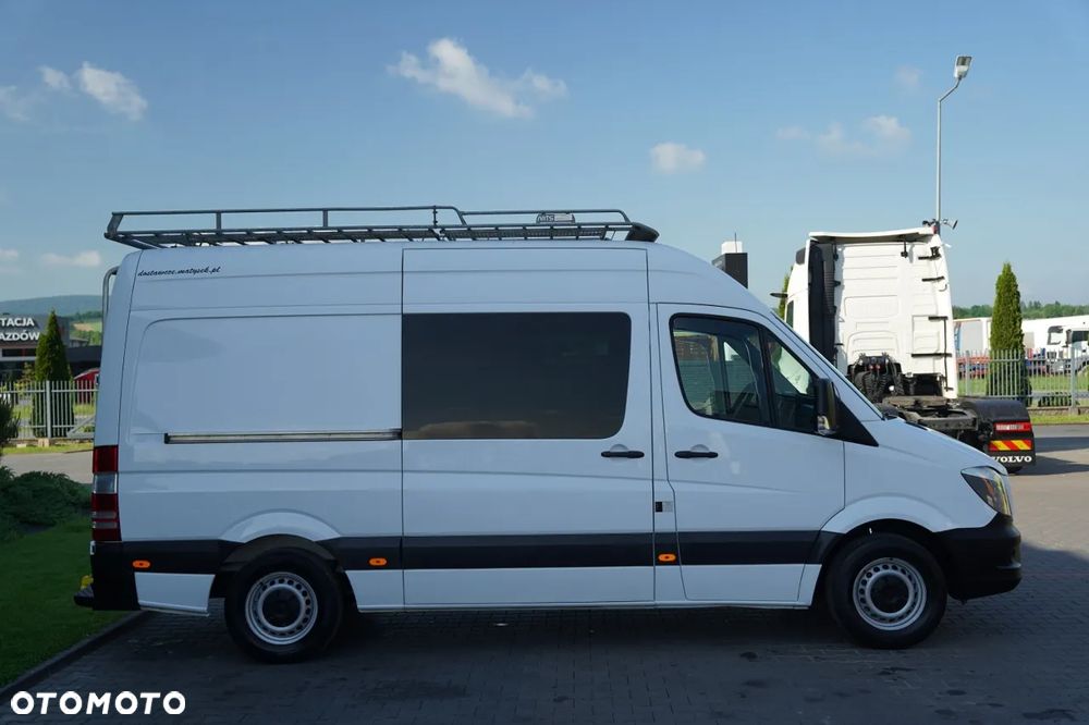Mercedes-Benz SPRINTER 310 CDI / BRYGADÓWKA  7 MIEJSC / MANUAL / BLASZAK / FURGON - 8