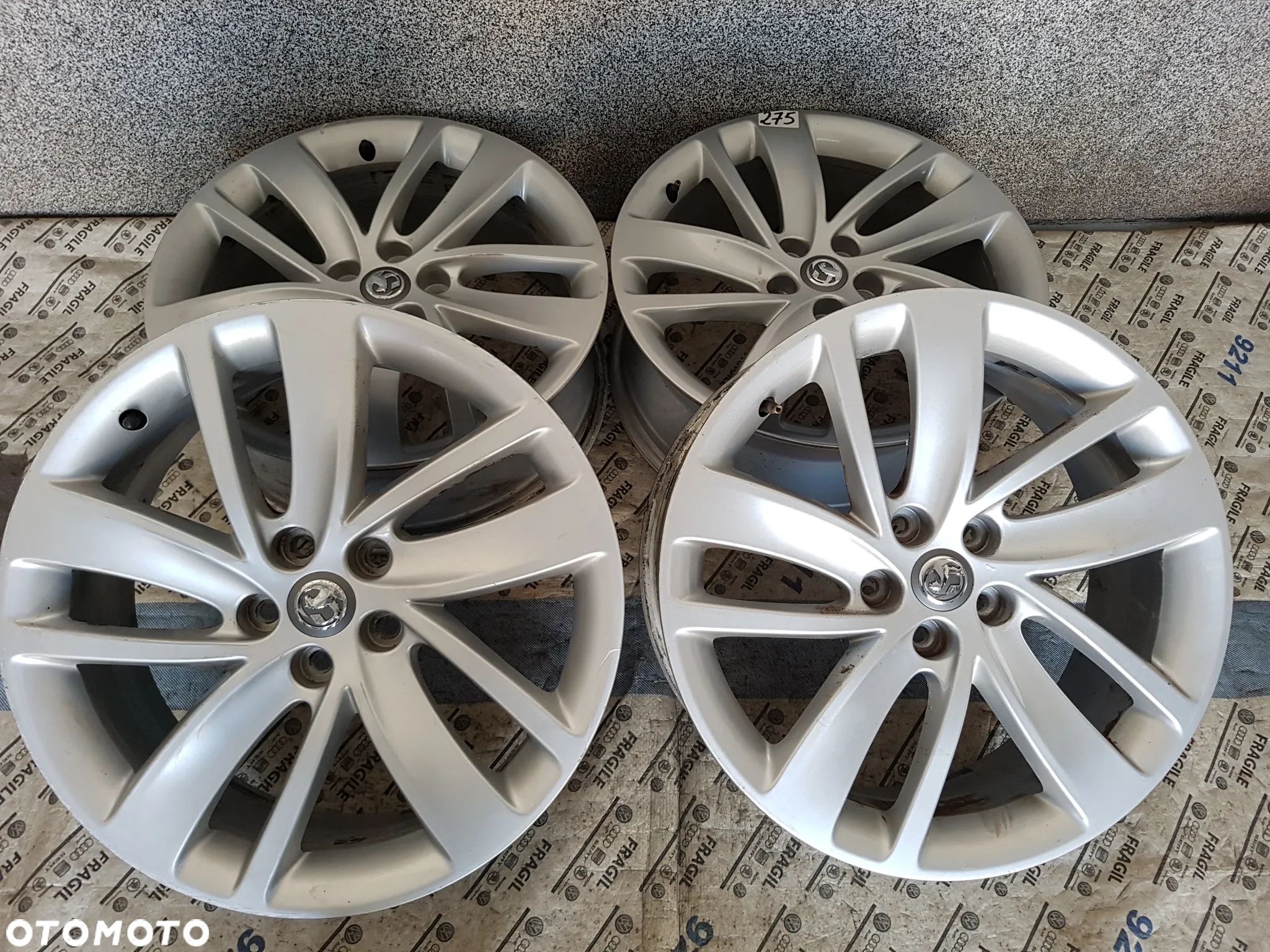FELGI ORYGINAŁ OPEL ASTRA K J MOKKA  5X105 7Jx18 IS38 CZUJNIKI TPMS - 1