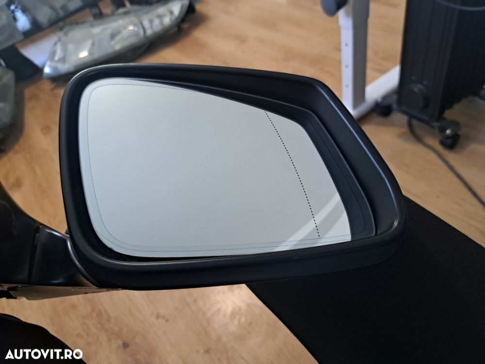 Oglinda exterioara dreapta completa fara capac cu sticla electrocrom Originala BMW F01 F02 F04 F01524029931P - 2