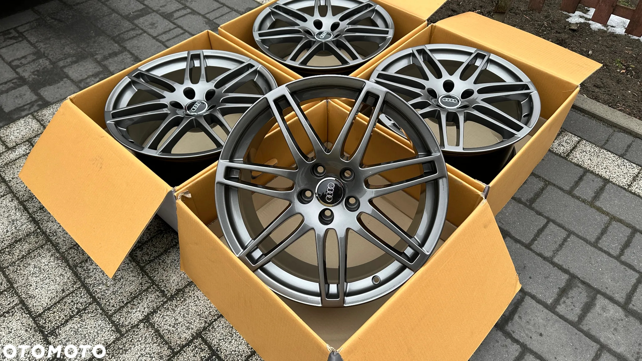 FELGI ALUMINIOWE rs4 s-line koła r19 5x112 ET43 8.5JX19H2 audi alufelgi a4 a6 s4 s6 a5 s5 a8 s8 - 6