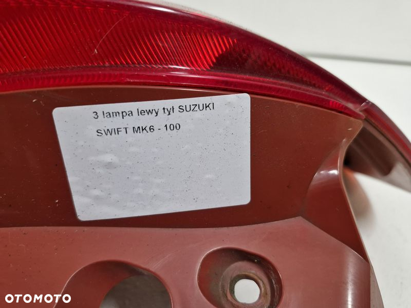 SUZUKI SWIFT MK6 LAMPA LEWY TYŁ LEWA TYLNA - 8