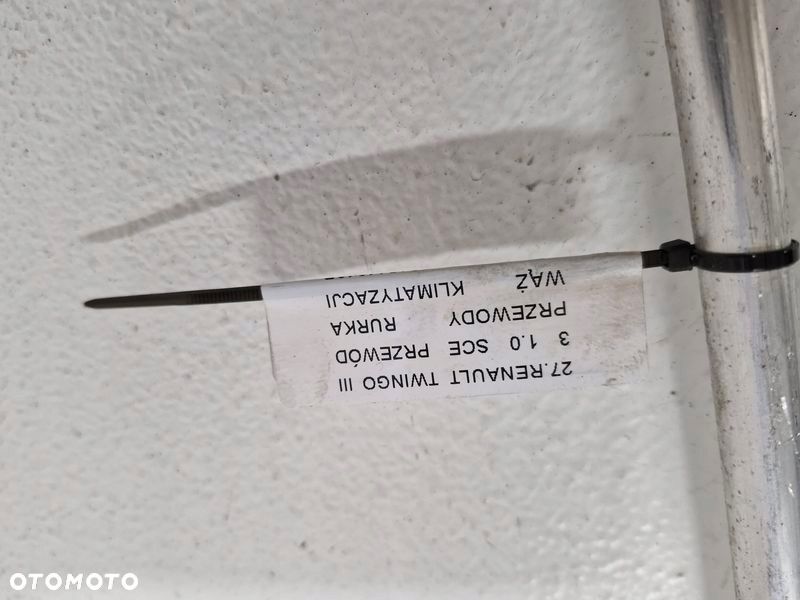 RENAULT TWINGO 3 III 1.0 SCE PRZEWÓD RURKA WĄŻ KLIMATYZACJI 924902234R - 9