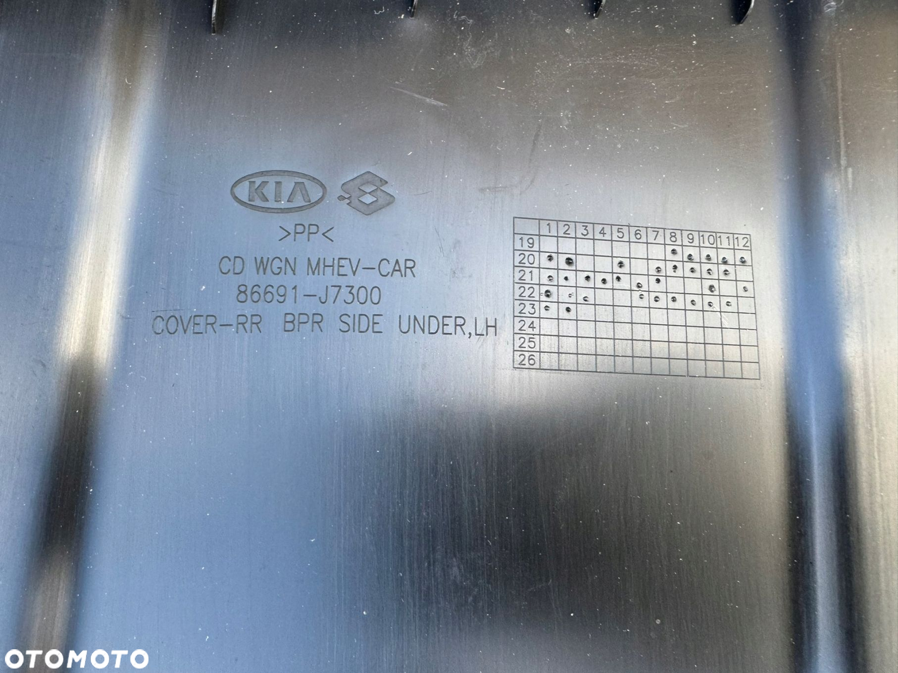 KIA CEED 3 III 19-21R PŁYTA OSŁONA PODWOZIA LEWA 86691-J7300 - 4