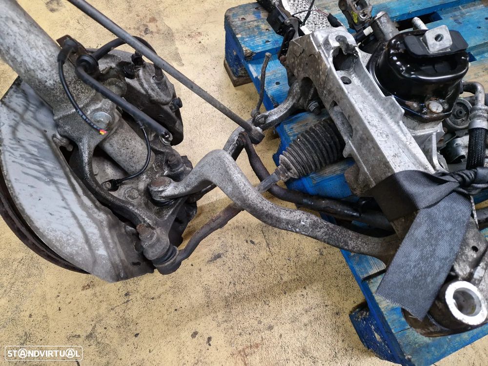 Charriot frontal usado BMW SERIE 7 E65 730D travagem amortecedores braços apoios motor - 8