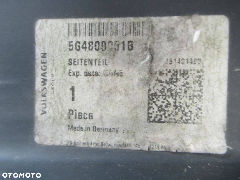 POSZYCIE ĆWIARTKA BOK BŁOTNIK TYŁ TYLNY SŁUPEK PRAWY LEWY VW GOLF 7 VII 5G4 2012-2020 - 11