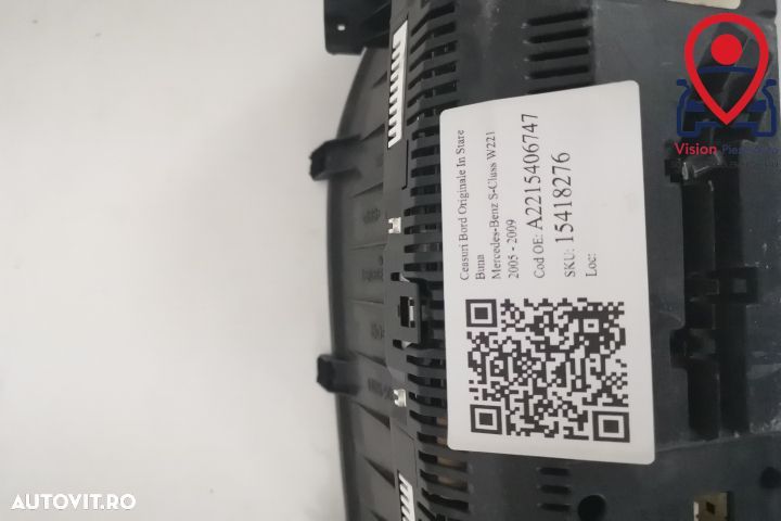 Ceasuri Bord Originale In Stare Buna Mercedes-Benz  S-Class  W221 [200 - 6