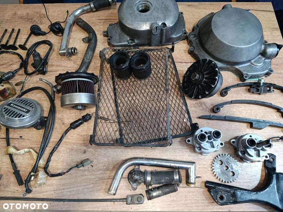 Części Kawasaki el 250 dekiel klakson czujnik zębatka pompa ślizgi K2 - 4