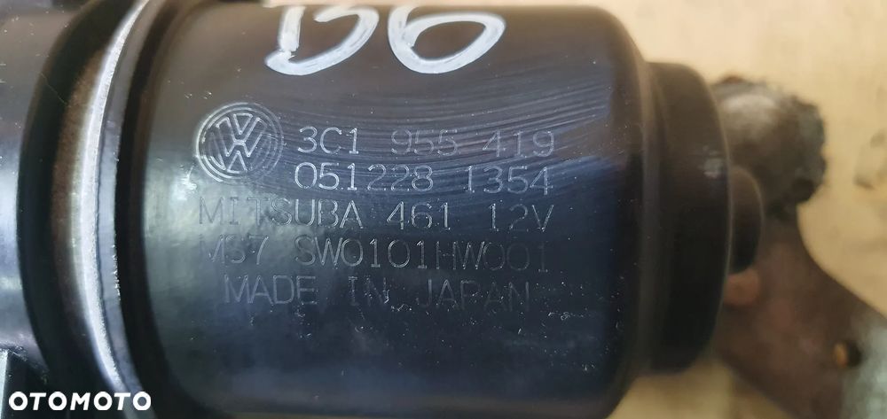 Mechanizm wycieraczek przód przedni VW Passat B6 3C1955023B 3C1955419 - 7
