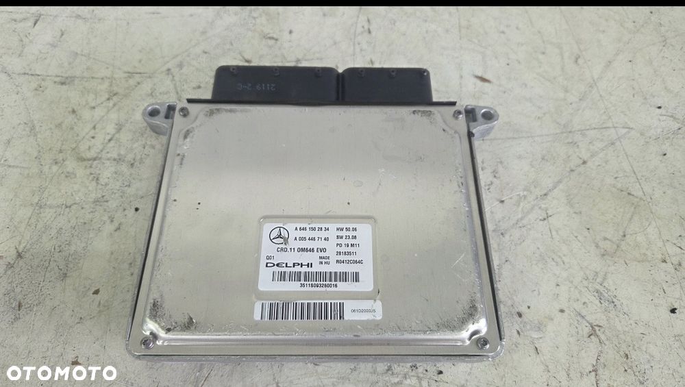 komputer silnika sterownik ecu mercedes 2.2 cdi a6461502834 a0054467140