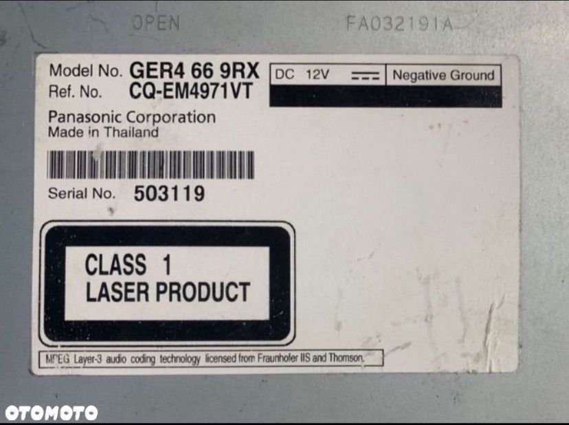 GER4669RX radio fabryczne mazda 6 II gh 08-13 - 4