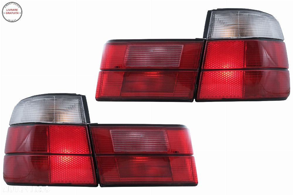 Stopuri BMW Seria 5 E34 Sedan (1987-1995) Rosu- livrare gratuita - 8
