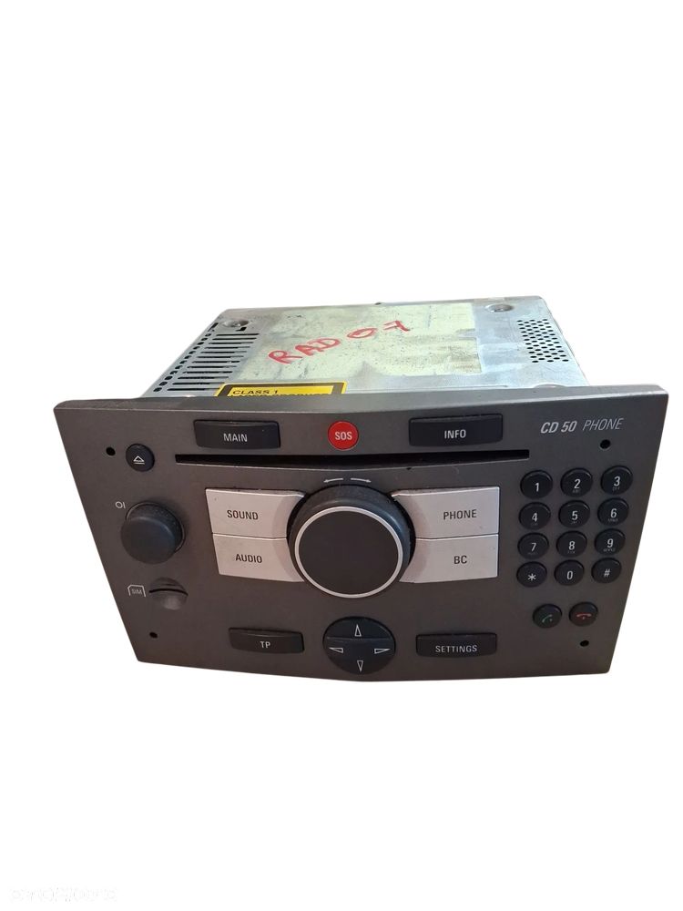 RADIO OPEL VECTRA C CD 50 PHONE 7643111310 - 1