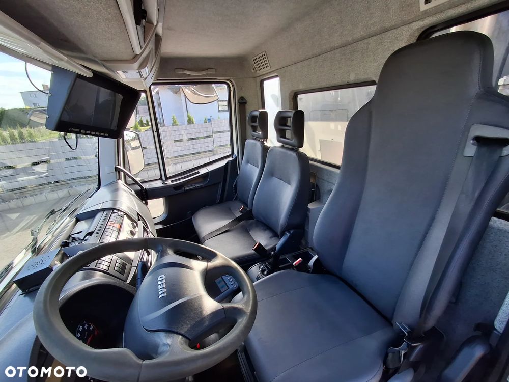 Iveco Eurocargo 190EL28 Śmieciarka FAUN VR3 LEV Wywóz Śmieci Euro 6 2 Osie Zawieszenie Tył Na Poduszkach Centralny Zamek Klimatyzacja Zwinna Niski Przebieg - 31
