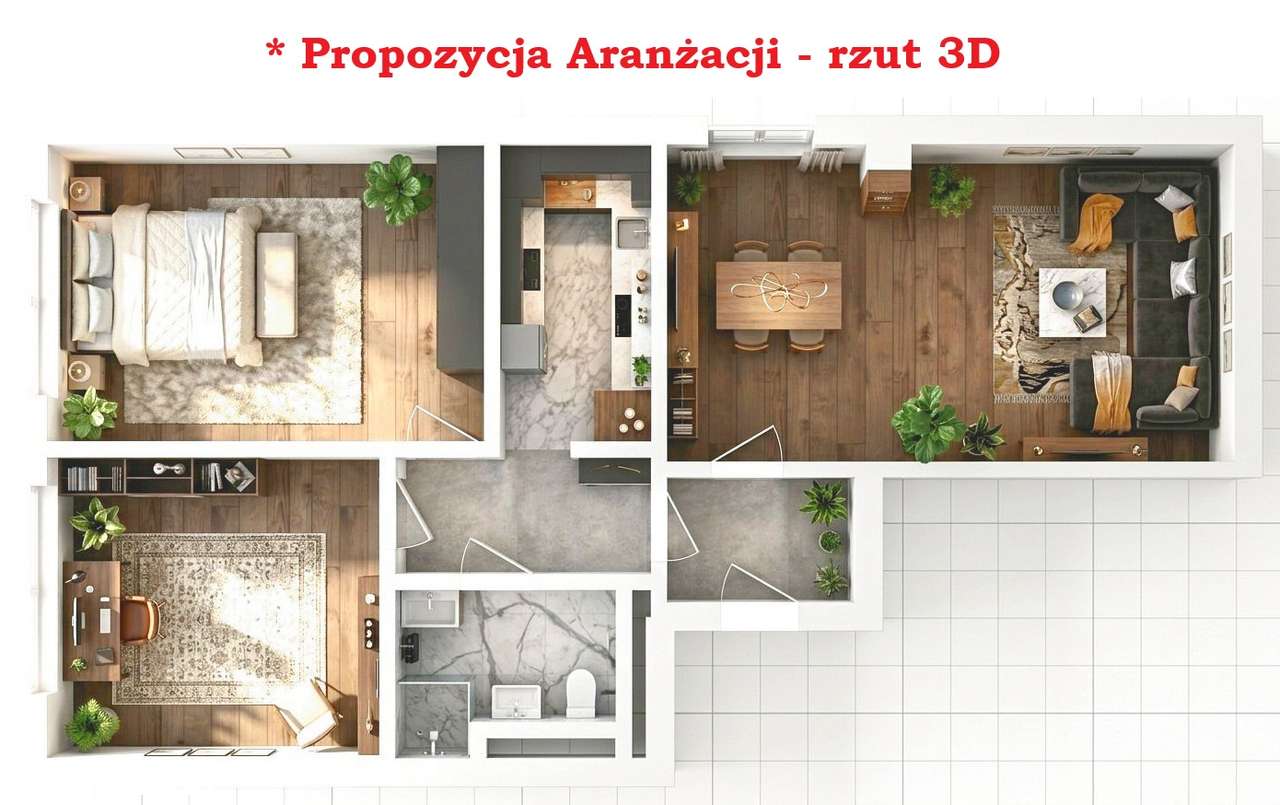 ul. Kilińskiego 45 : 3 pokoje - idealne pod inwestycję lub dla rodziny