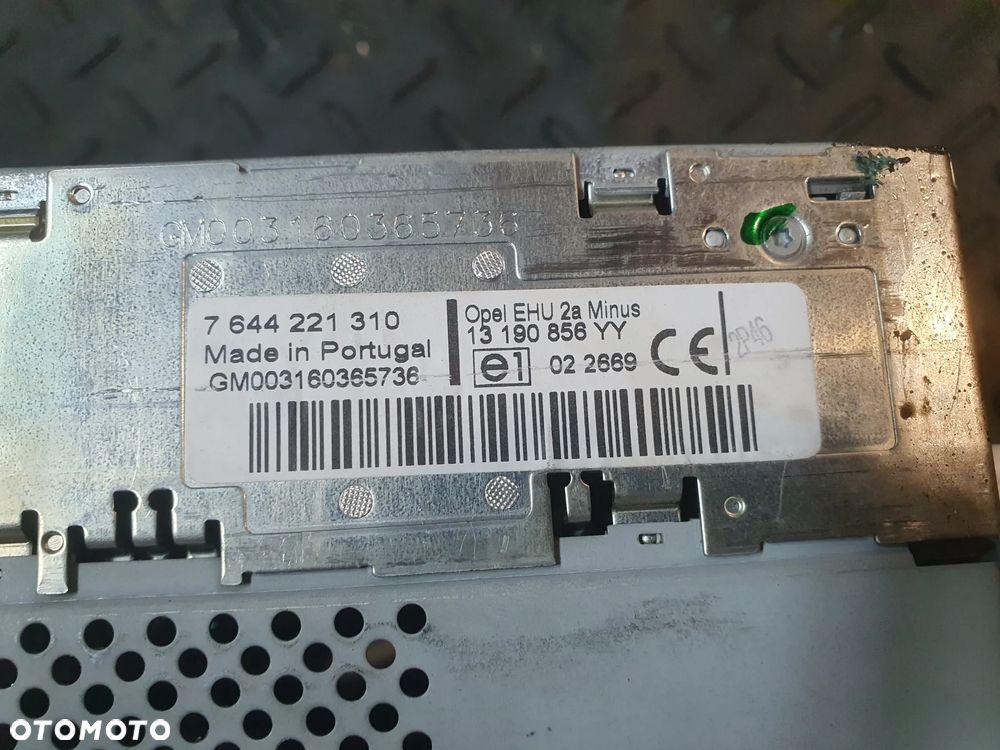 OPEL ASTRA H RADIO 13190856 OPEL ZAFIRA B POSIADAM 2 SZT - 4