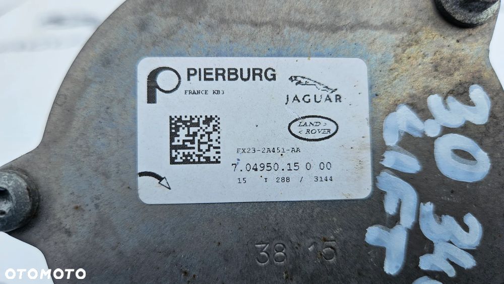 Jaguar XJ 351 LIFT 2015-2019 3.0 SC 340 KM 306PS AWD RWD Pompa podciśnienia Vacum Wakum FX23-2A451-AA - 3