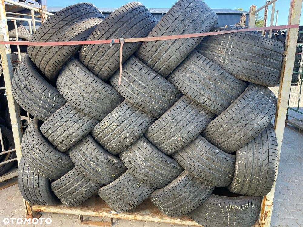 Para opon letnich Pirelli 315/35R21 - 34 sztuki, różne zużycia, różne roczniki - 5
