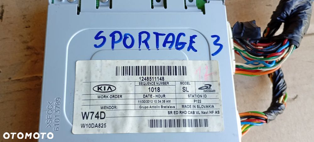 Wzmacniacz audio radia Kia Sportage III 61013789 - 5