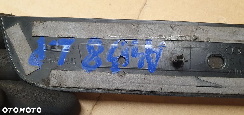 Listwa progowa nakładka listwy nakładki komplet Audi A4 B8 S line 8K0853374 - 9
