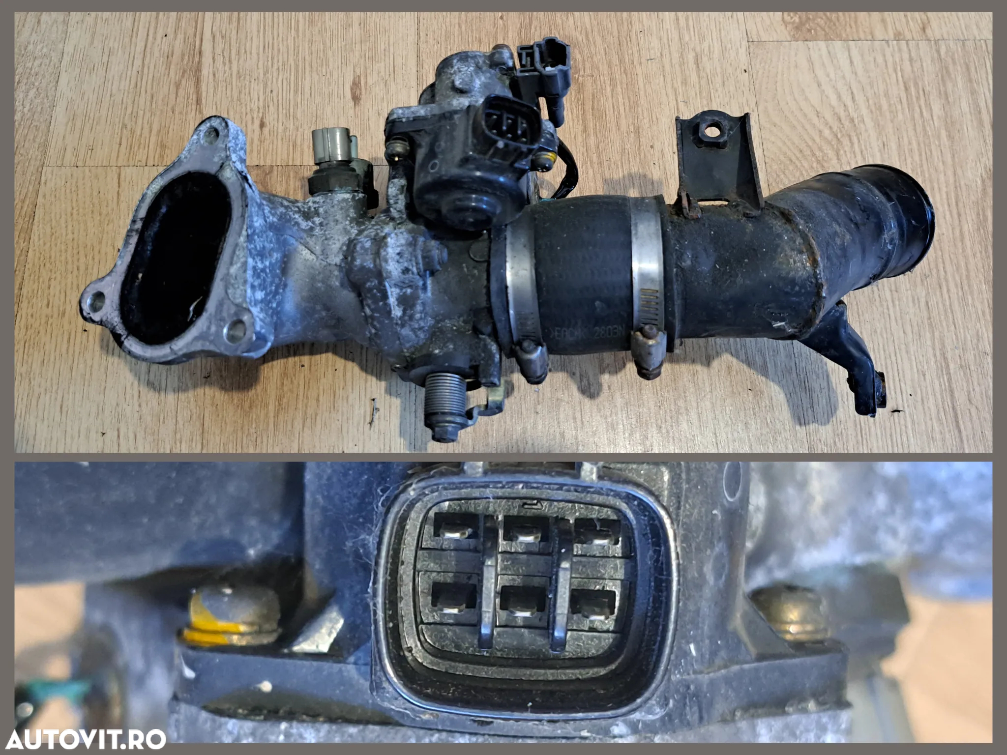 Toyota Avensis, Rav4, Corolla diesel motorina 2.0d d-4d Corp clapeta acceleratie, Rampa injectoare, Calculator motor pompa injectie, Pompa vacuum, ,EGR electric - 3