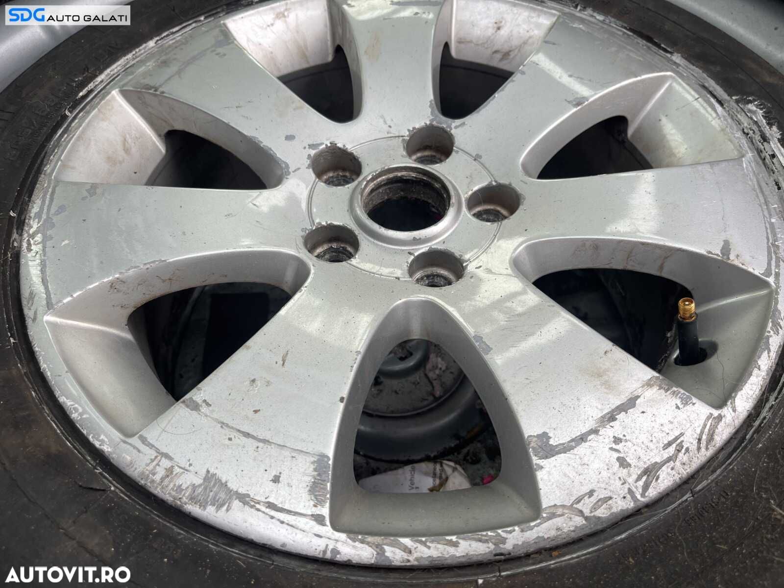 Roata Janta Rezerva Aliaj SPECTRUM 205 55 16 R16 5x112 Volkswagen Golf 5 2004 - 2008 Cod 3T0601025 rrsdg10 - 1